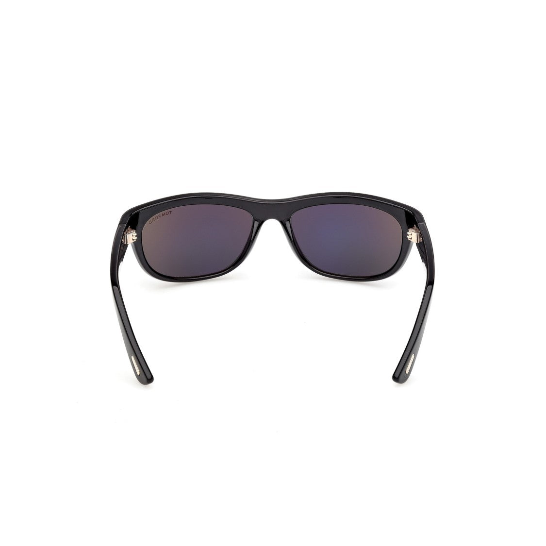 Tom Ford Ft1363 Slightly Curved Rectangular Black Sunglasses