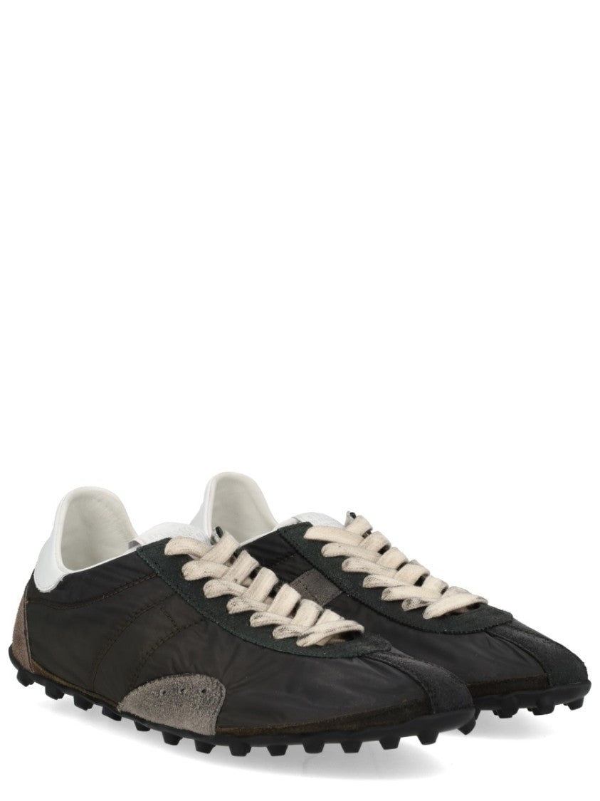 Maison Margiela Sprinters Black Suede Patches Sneakers