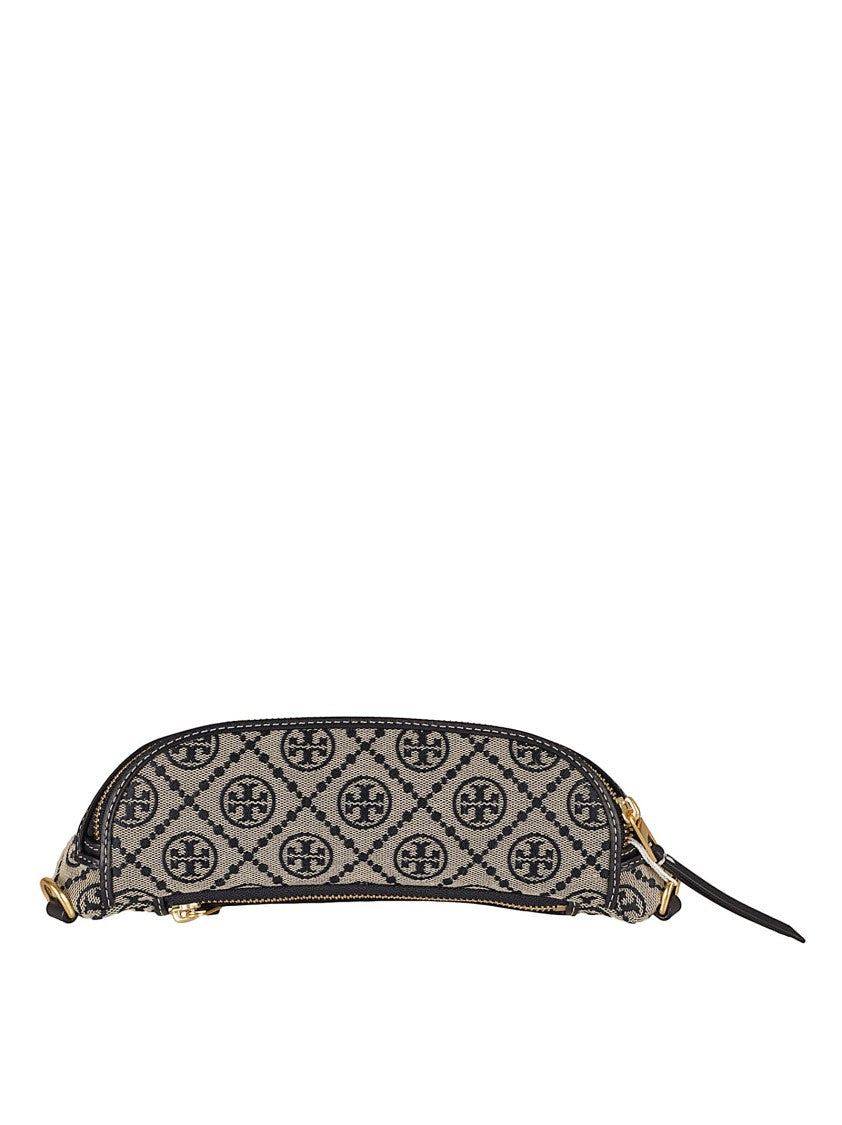 Tory Burch Rounded Shoulder Bag With Distinctive Pattern