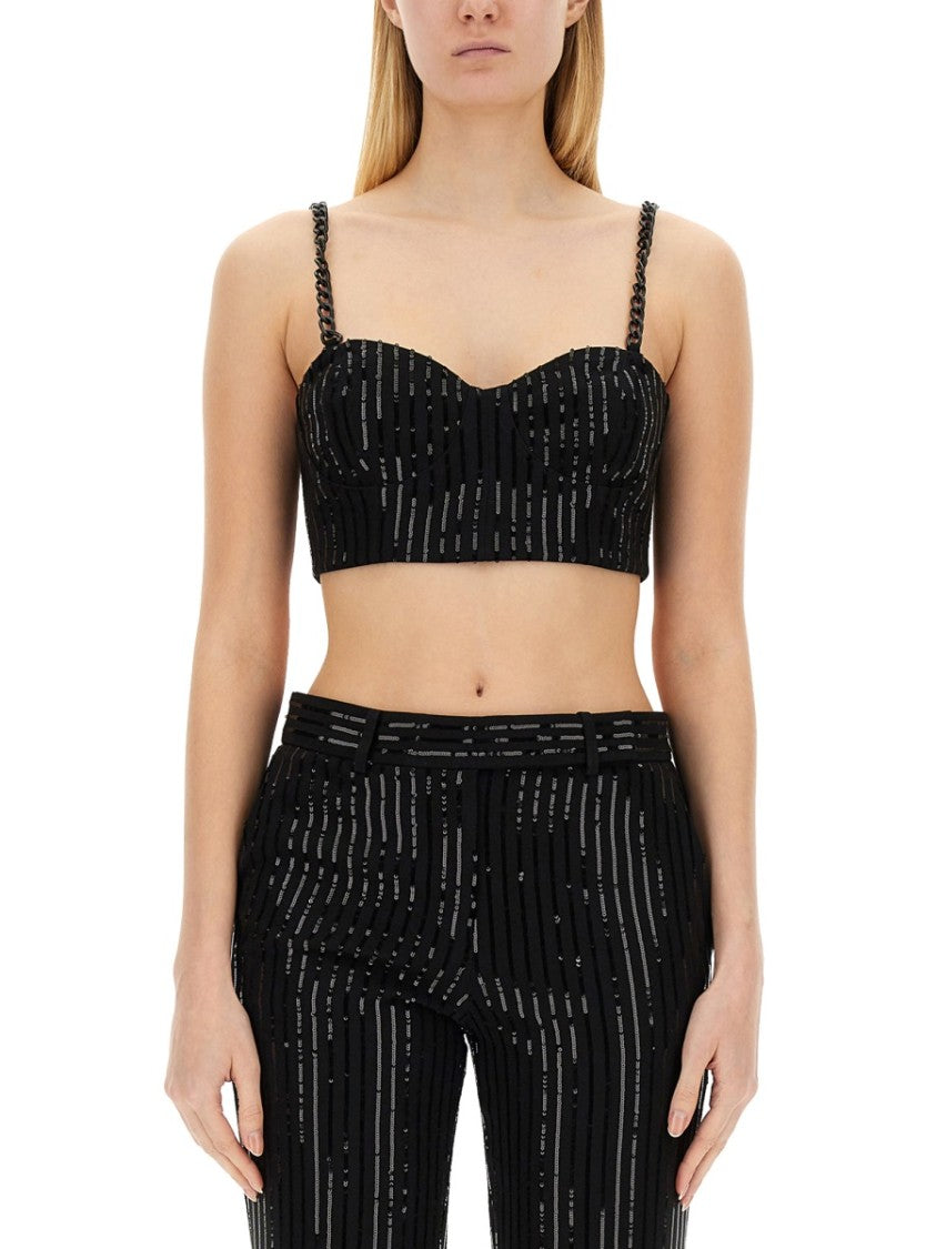 Michael Michael Kors Crepe Bustier Top