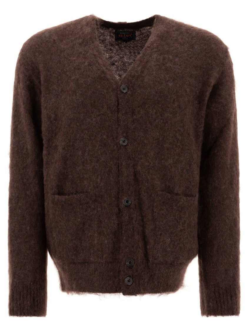 Beams Plus Soft Mohair Blend Cardigan