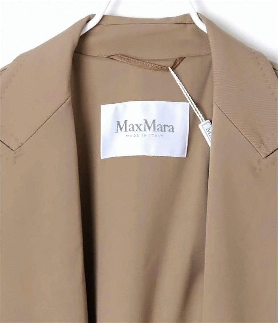Max Mara Long Tailored Coat With Classic Lapel