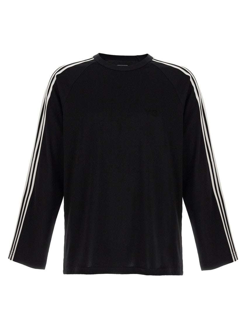 Y-3 ' Long Sleeve Tee 3-Stripes' T-Shirt