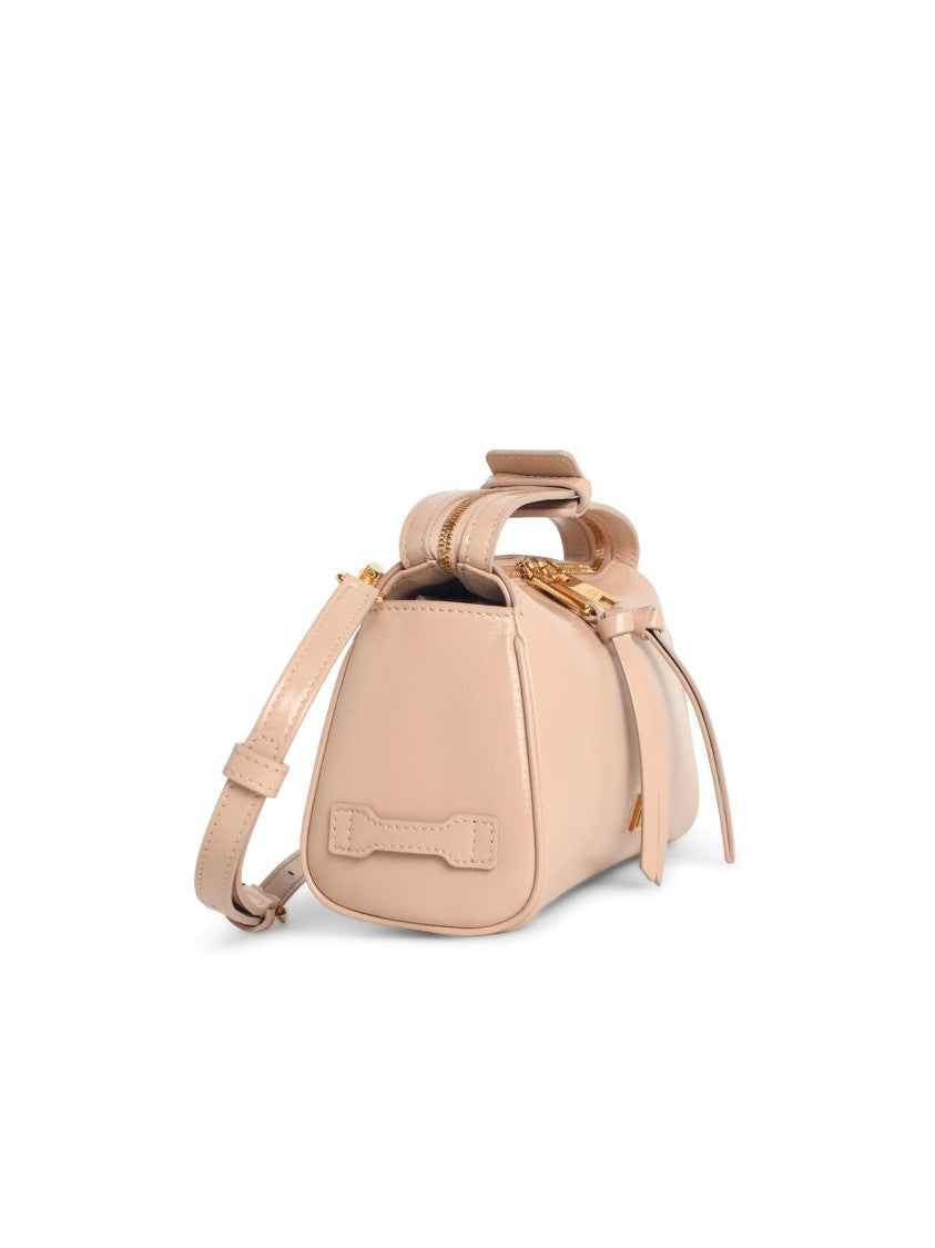 Dolce & Gabbana 'Vittoria' Leather Handbag Nude