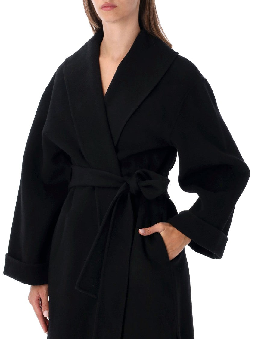 By Malene Birger Classic Structured Long Coat With Timeless Appeal
