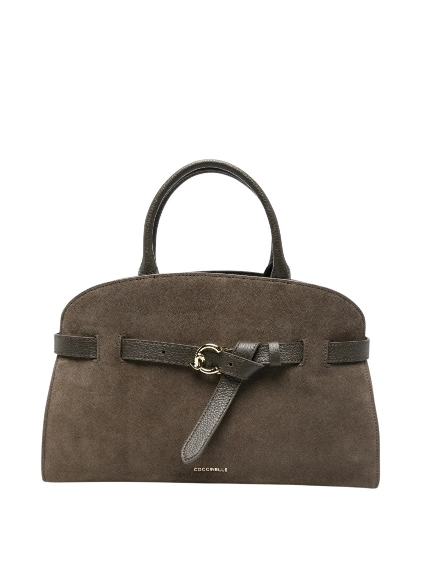 Coccinelle Sabine Suede Medium Suede Handbag
