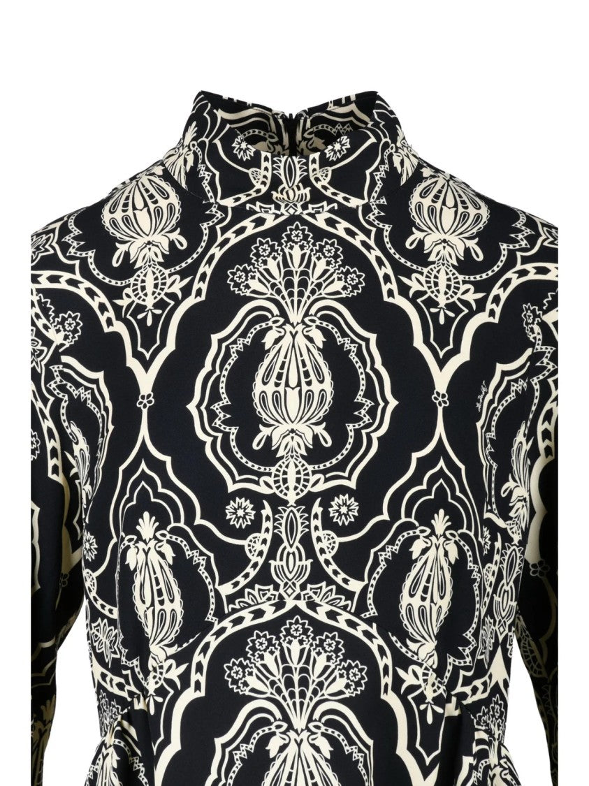 La Double J Black 'La' Viscose Dress