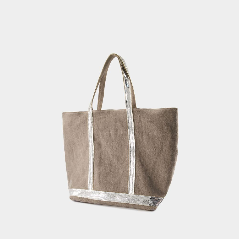 Vanessa Bruno Cabas L Shopper Bag - Linen - Grey