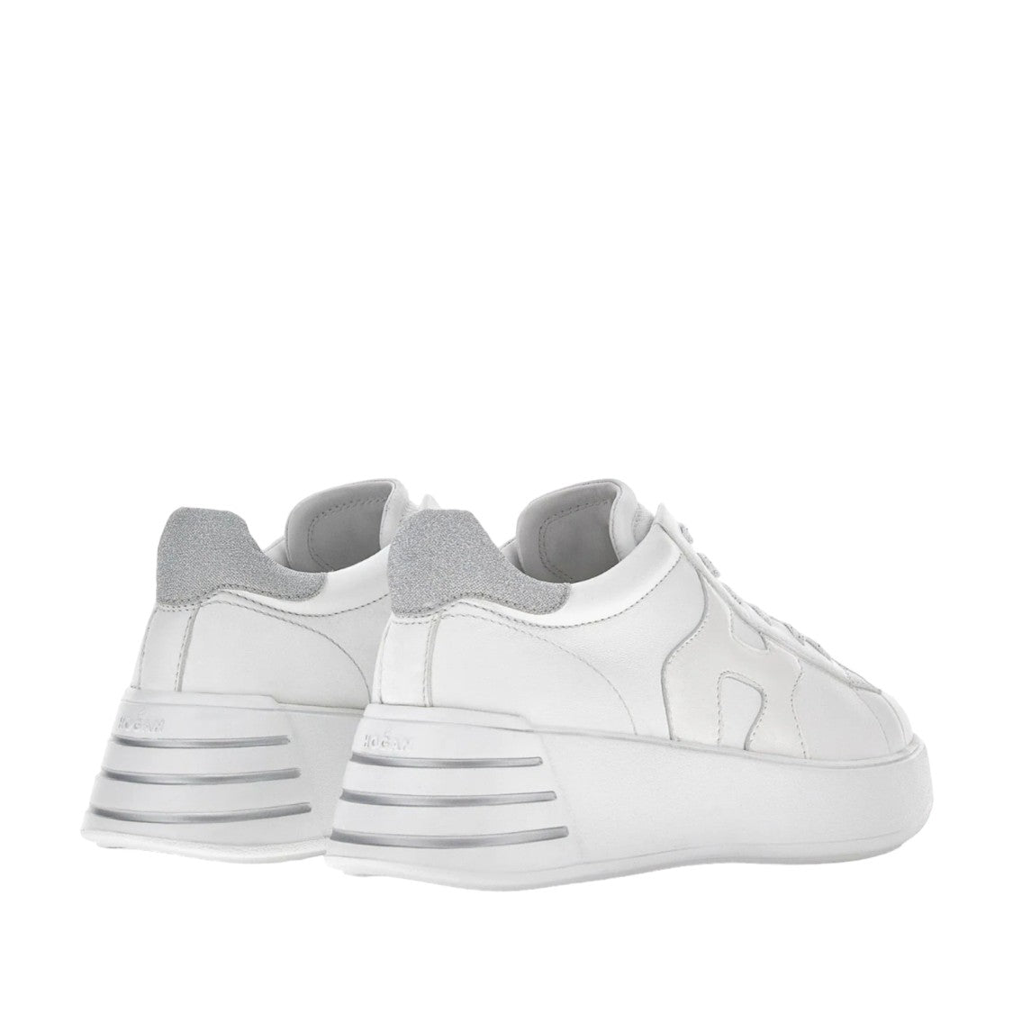 Hogan Minimalist White Leather Sneakers