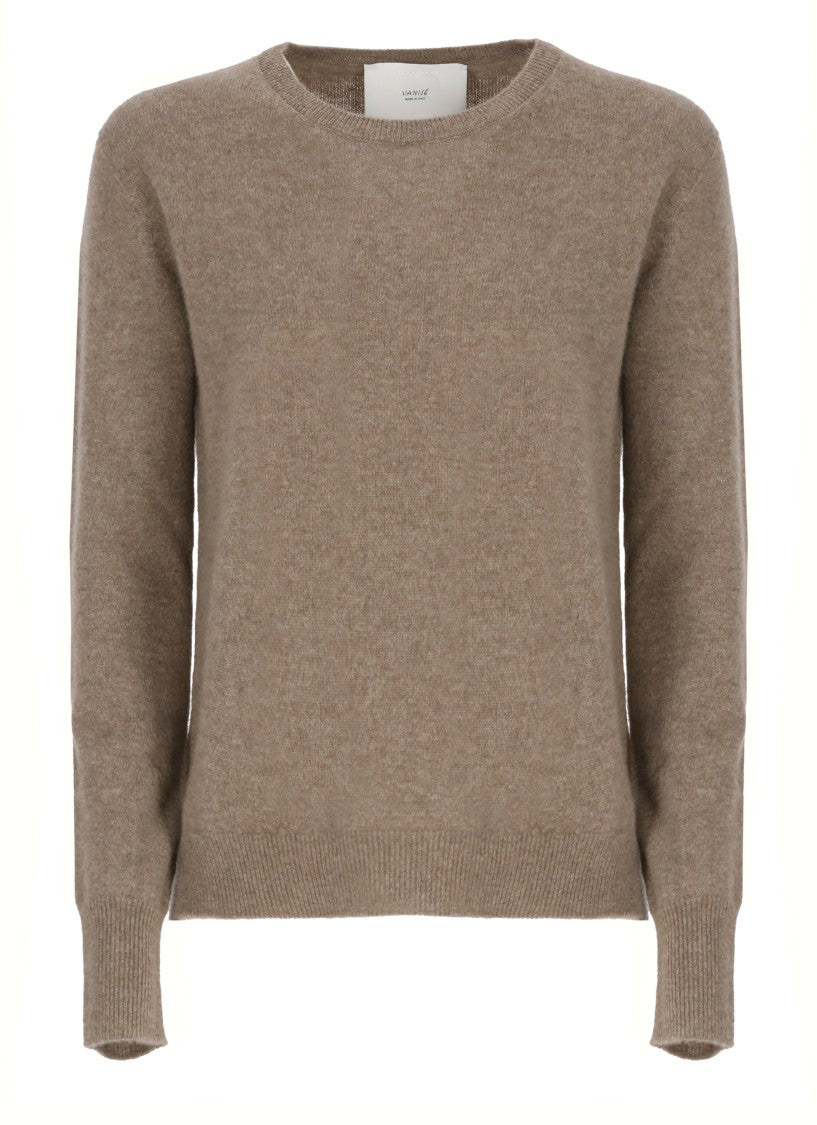 Vanisé Cashmere Sweater With Ribbed Trims