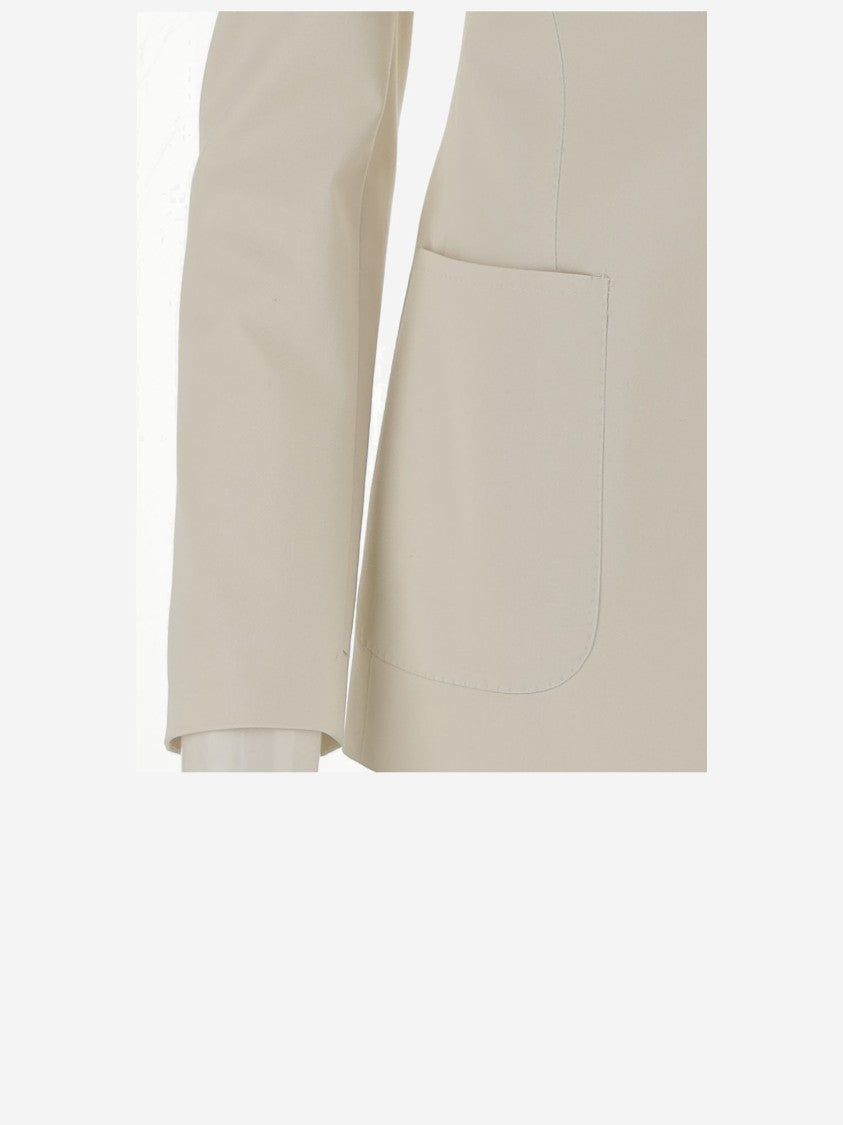 Tagliatore Wool And Silk Single-Breasted Jacket