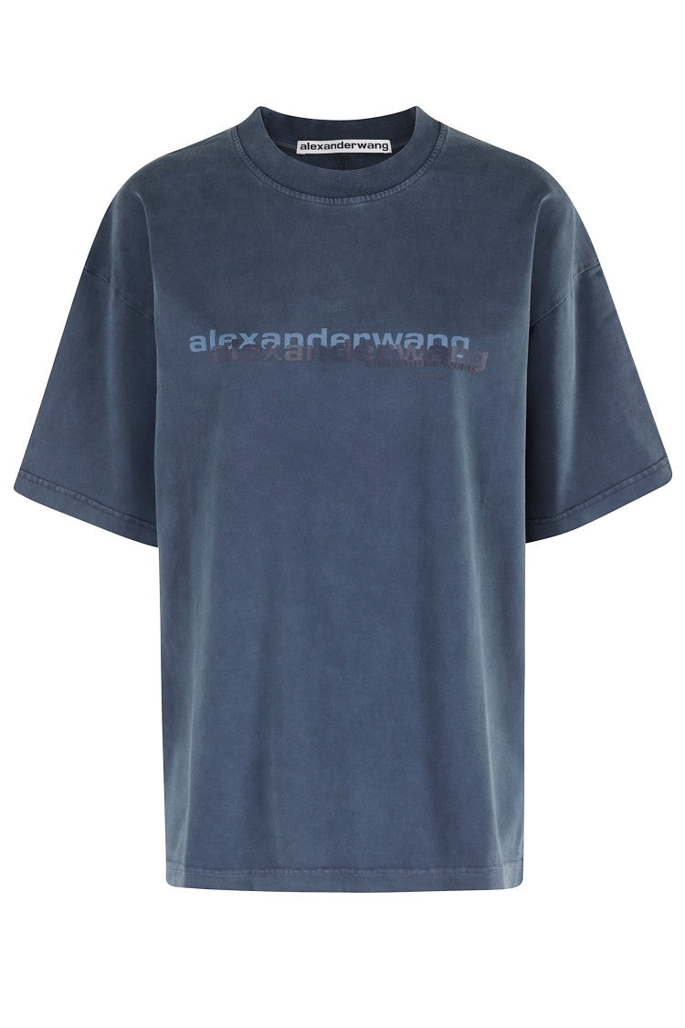 Alexander Wang Oversized Navy Blue T-Shirt