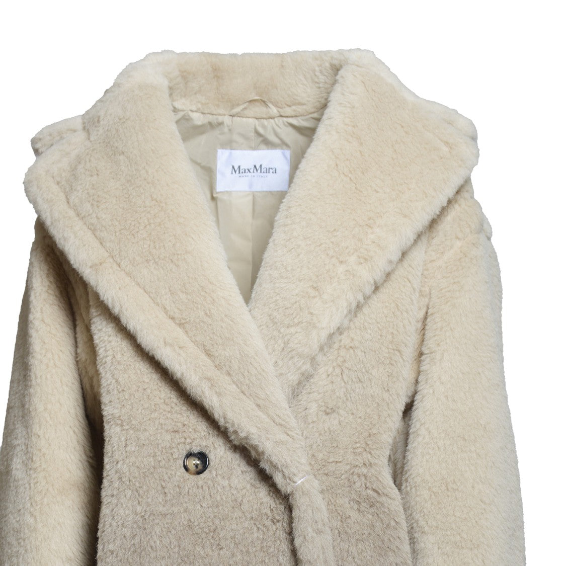 Max Mara Oversized Double-Breasted Teddy Coat