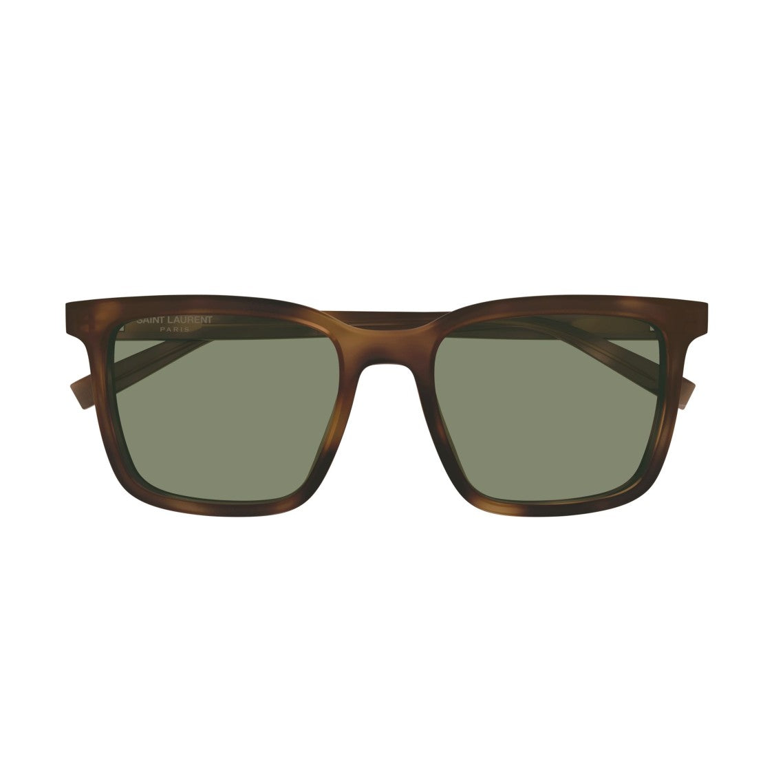Saint Laurent Square Frame Sunglasses With Tortoiseshell Pattern