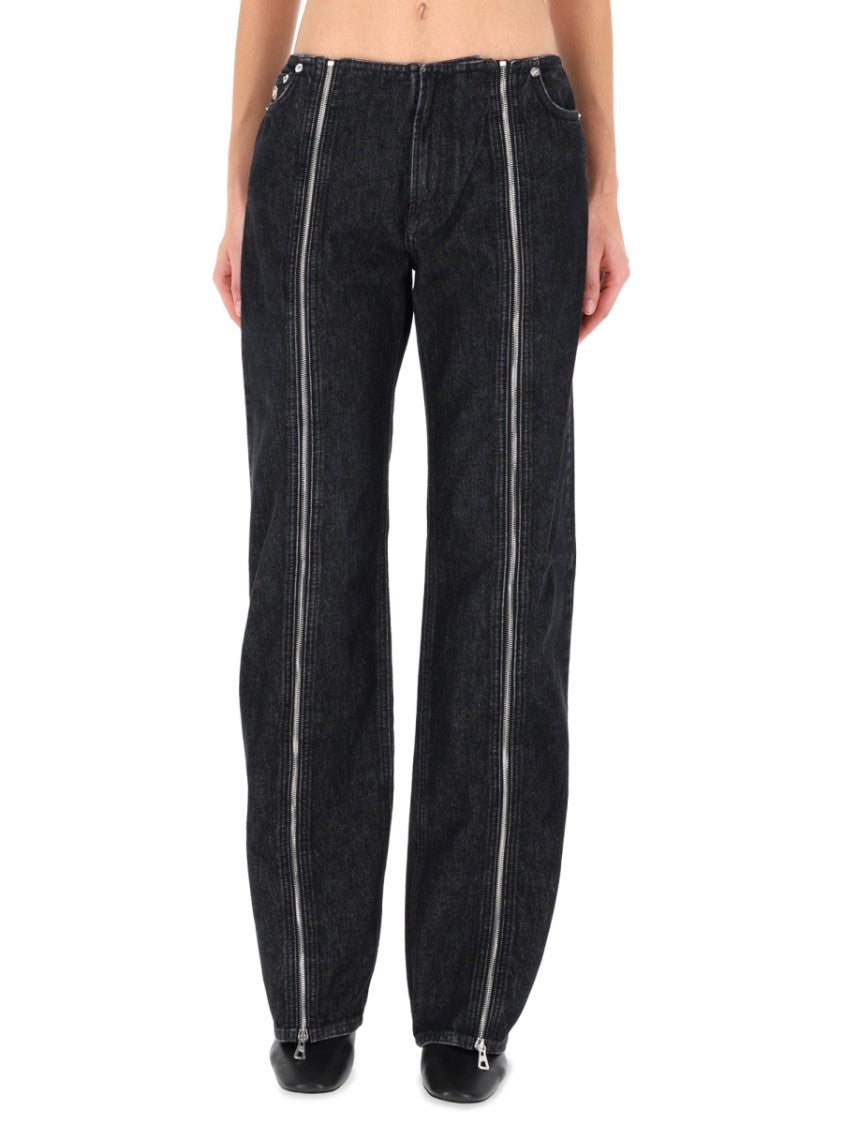 Jean Paul Gaultier Relaxed Fit Black Denim Pants