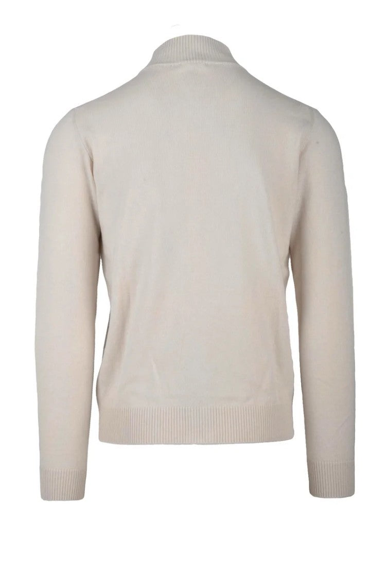 Luigi Borrelli Napoli Zip Cardigan - White