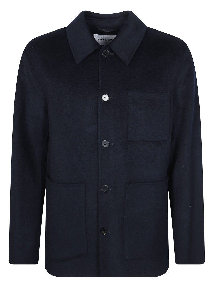 Amaranto Giacca Over Structured Shirt