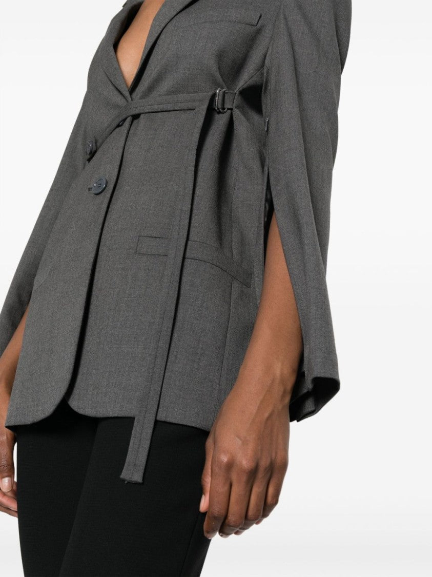 Courrèges Tailored Belted Blazer