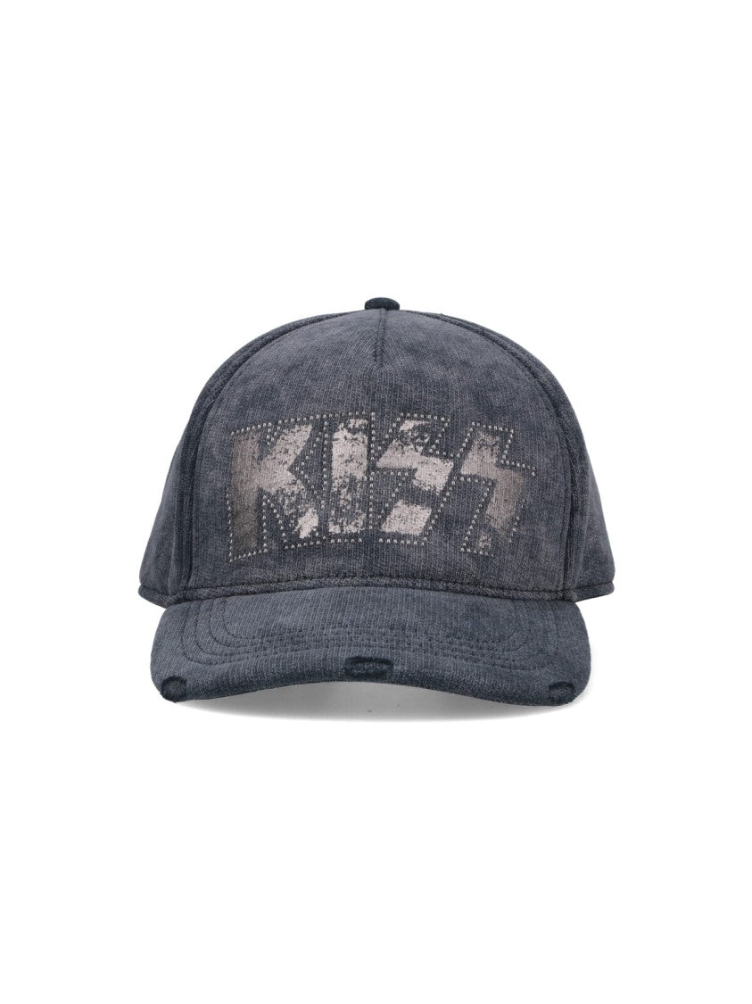 Dsquared2 Kiss Baseball Cap – Grey