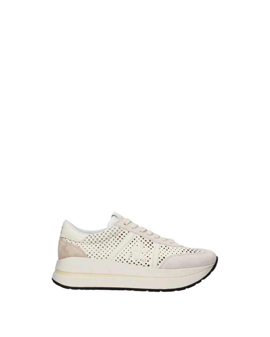 Premiata Sparkling Details Leather Sneakers