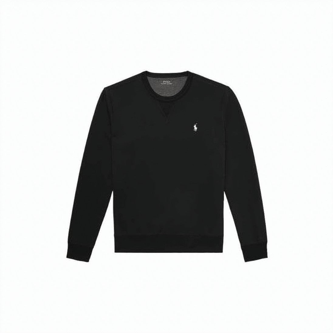 Polo Ralph Lauren Long-Sleeve Crewneck Shirt With Ribbed Cuffs