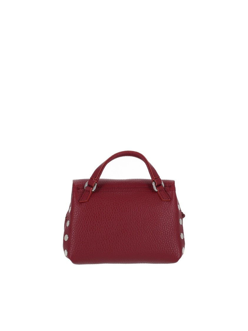Zanellato Srl Red Montepulciano Daily Night Textured Leather Shoulder Bag