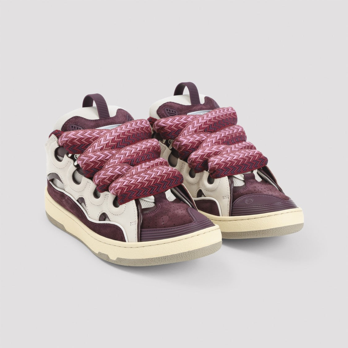 Lanvin Sneaker With Unique Leather Panels
