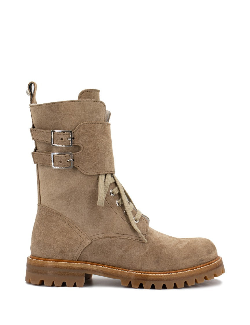 Kiton Beige High Boots