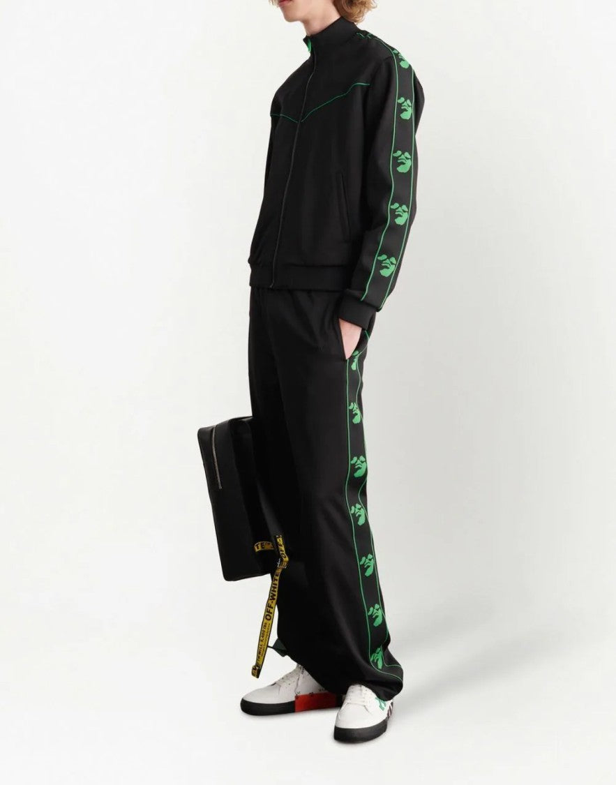 Off-White Ow Face Band Track Top Sweatshirt