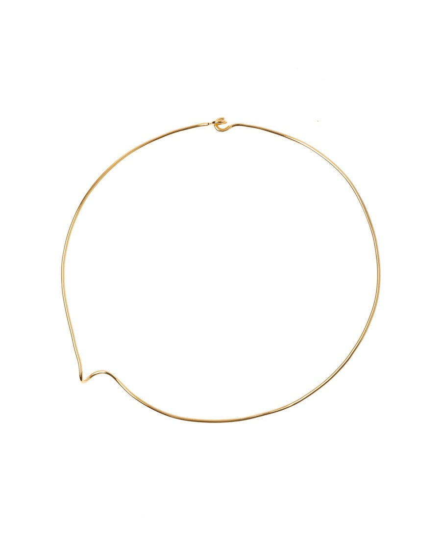 Bar Jewellery Dancing Lines Choker – Gold-Plated Silver