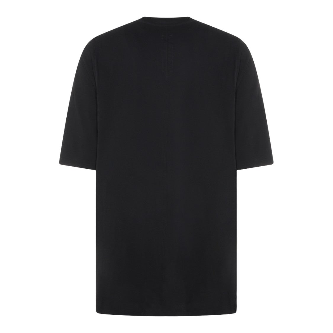 Rick Owens Relaxed Fit Black T-Shirt With Crew Neckline