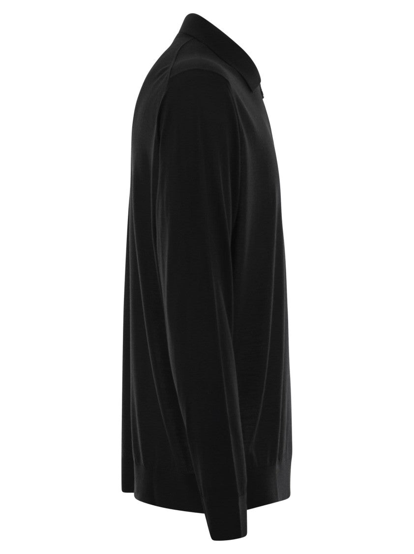 Kiton Wool Polo Shirt