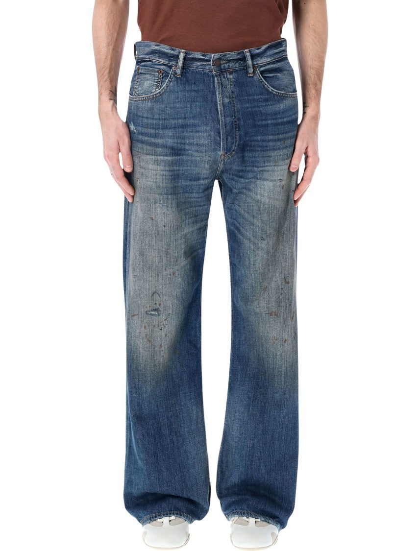Acne Studios Blue Vintage-Inspired Denim Jeans