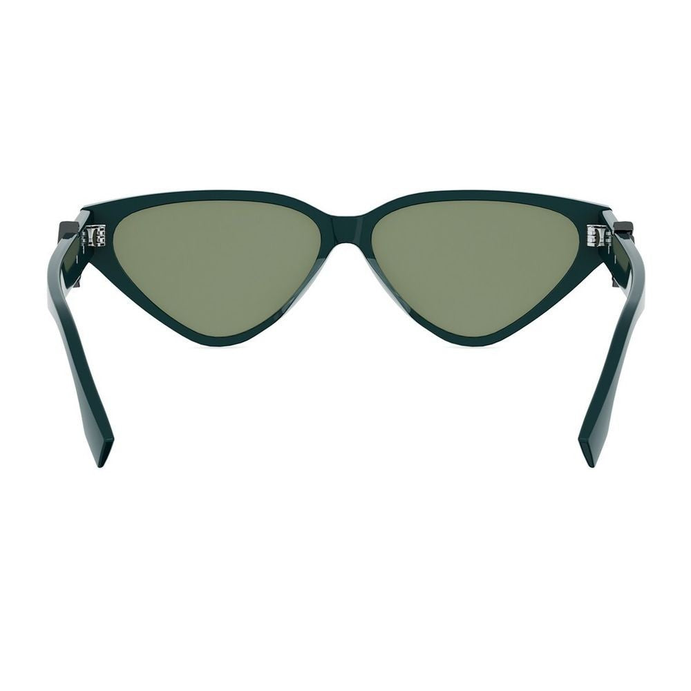 Fendi Ff Diamonds Triangular Cat-Eye Acetate Sunglasses