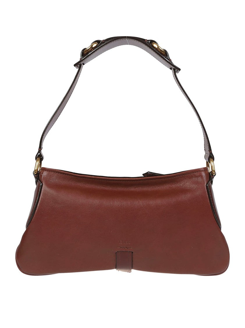 Chloé Shoulder Bag In Smooth Natural Calf Leather