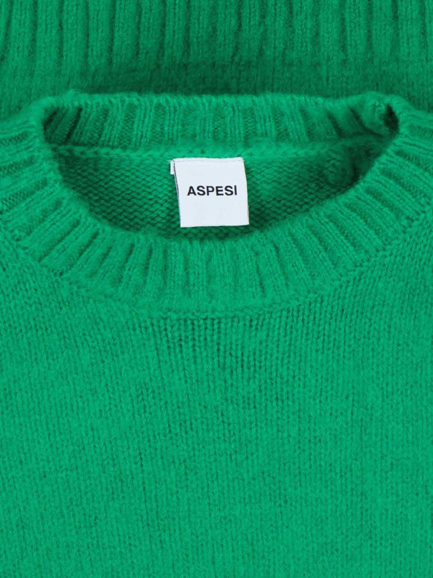 Aspesi Shetland Wool Sweater – Green
