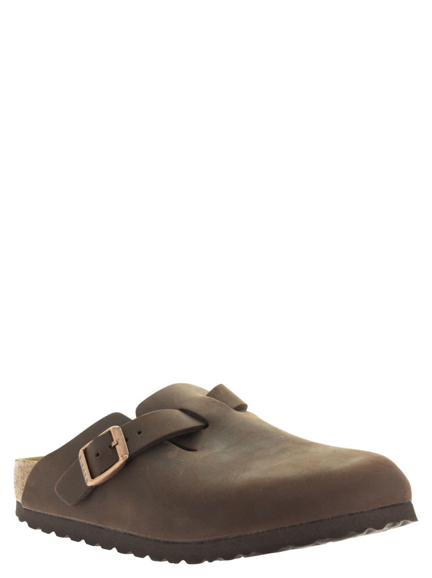 Birkenstock Boston - Oiled Leather Sabot