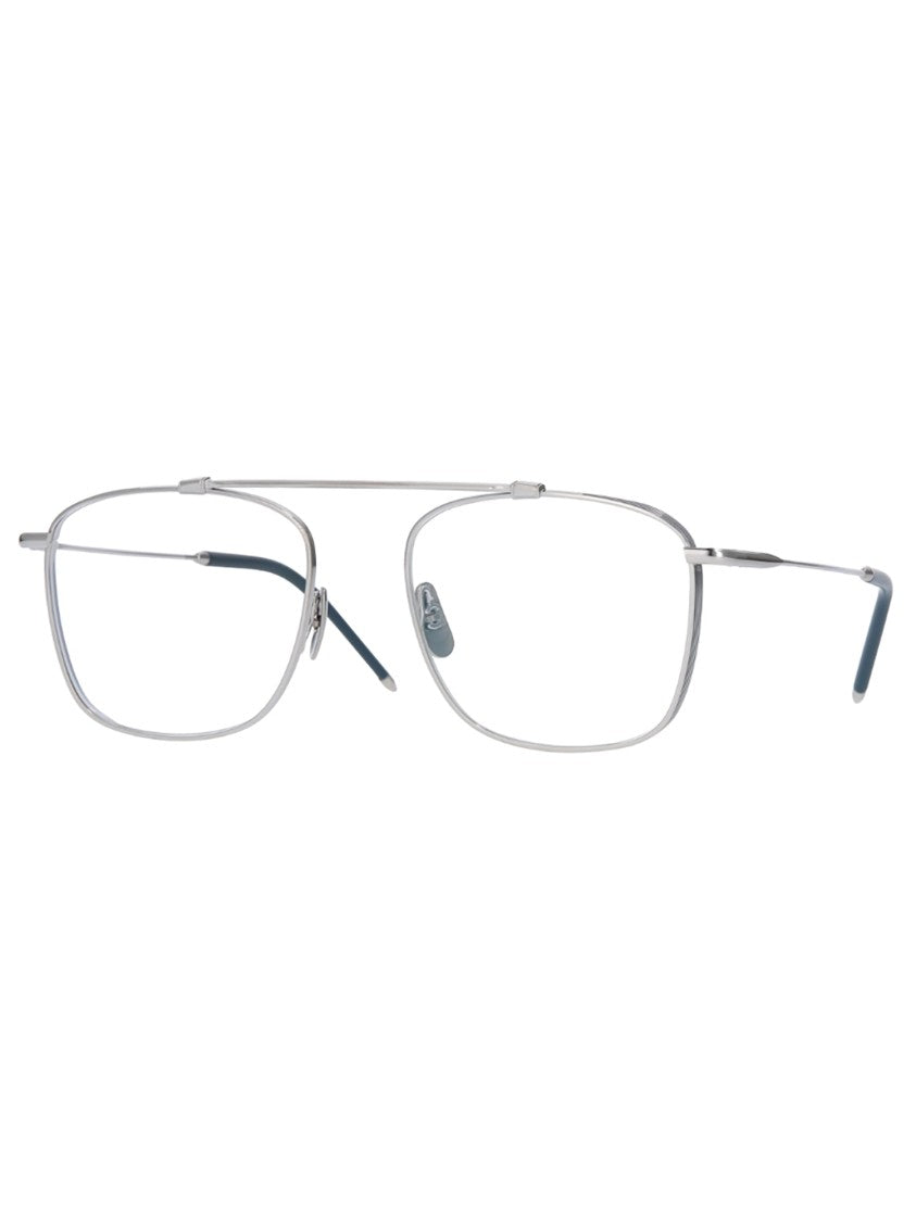 Yellows Plus Minimalist Grey Metallic Optical Frames By Yellows Plus