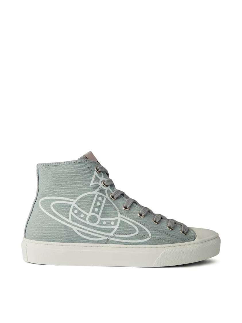 Vivienne Westwood Plimsoll Logo High-Top Sneakers