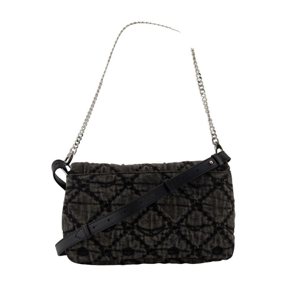 Zadig & Voltaire Rocky Ii Shoulder Bag - Cotton - Dark Grey