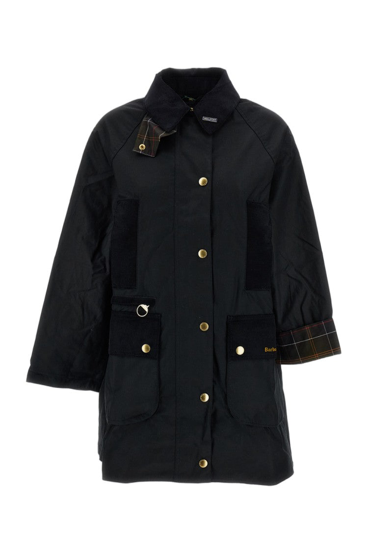 Barbour Black Icons Modern Beaufort Waxed Cotton Jacket