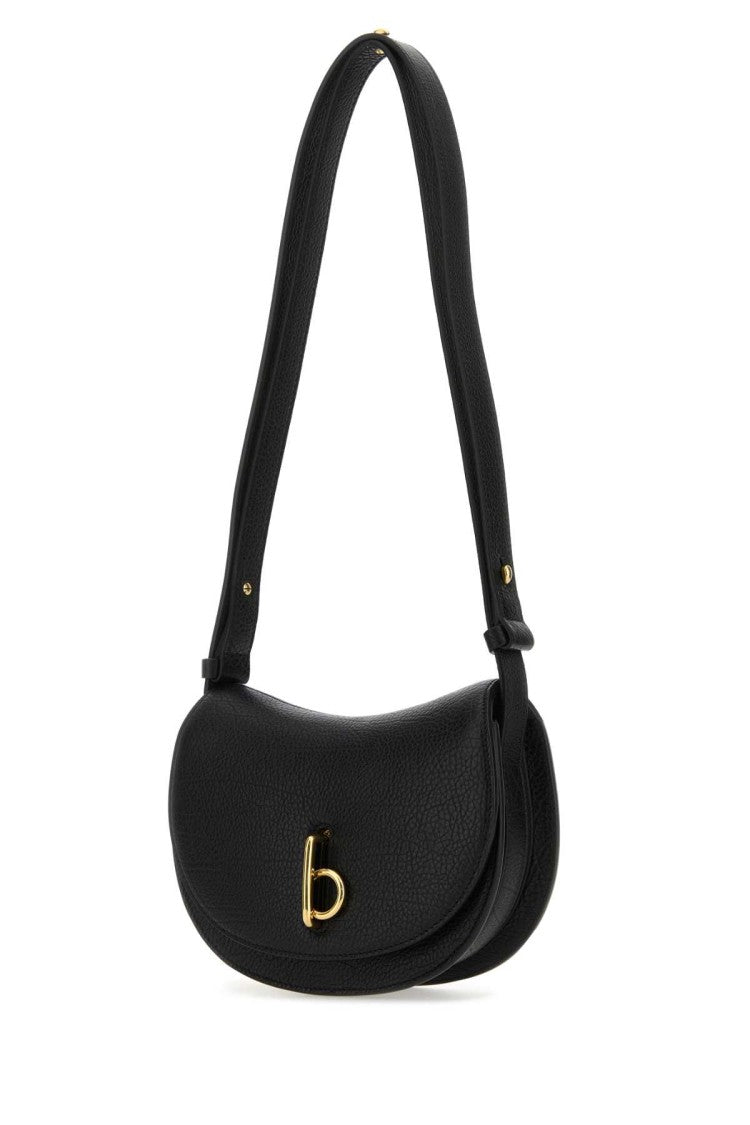 Burberry Black Leather Mini Rocking Horse Shoulder Bag