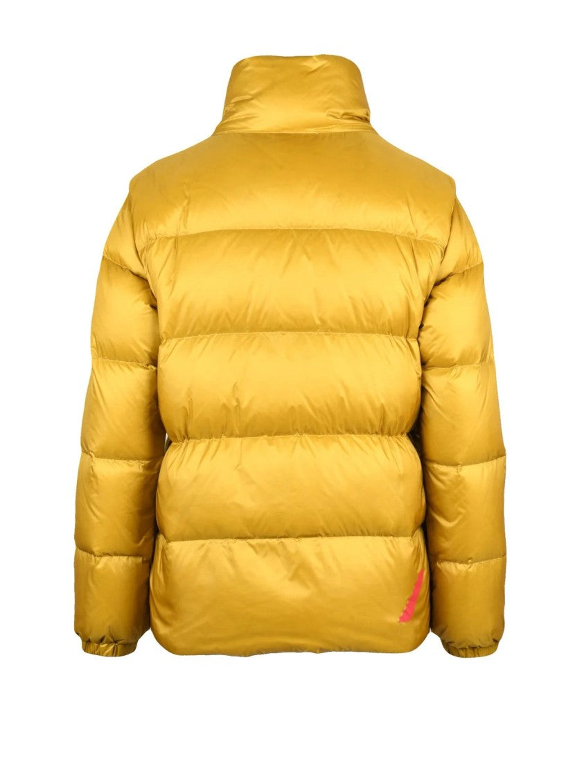 After Label Yellow Polyamide Down Jacket