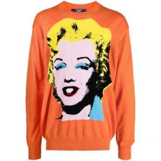 Junya Watanabe Vibrant Graphic Knit Sweater