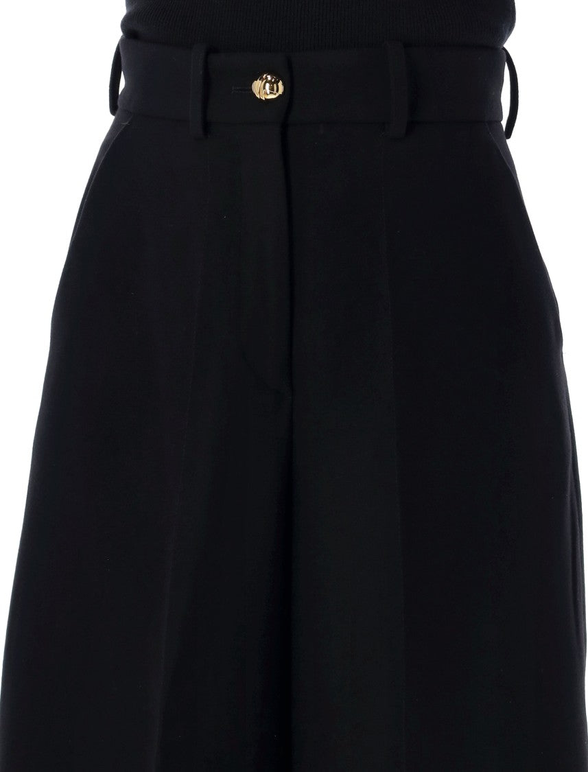 Patou Black Coulotte Pants