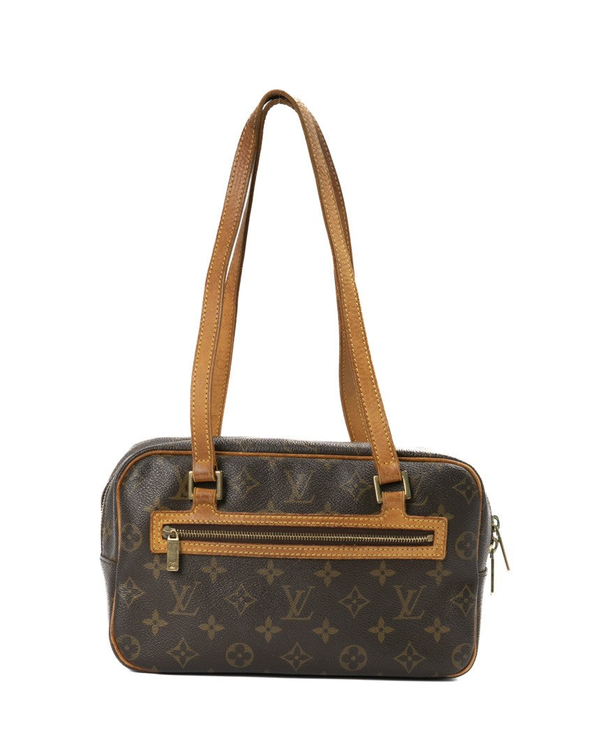 Louis Vuitton Brown Cite Pm Monogram Canvas Tote Bag