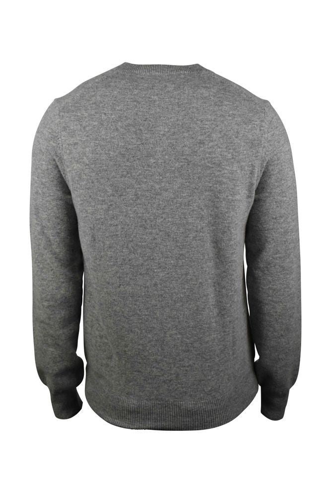 Comme Des Garçons V-Neck Grey Wool Sweater