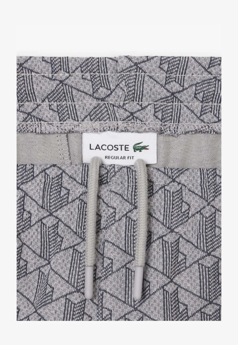 Lacoste Gray Paris Monogram Track Pants