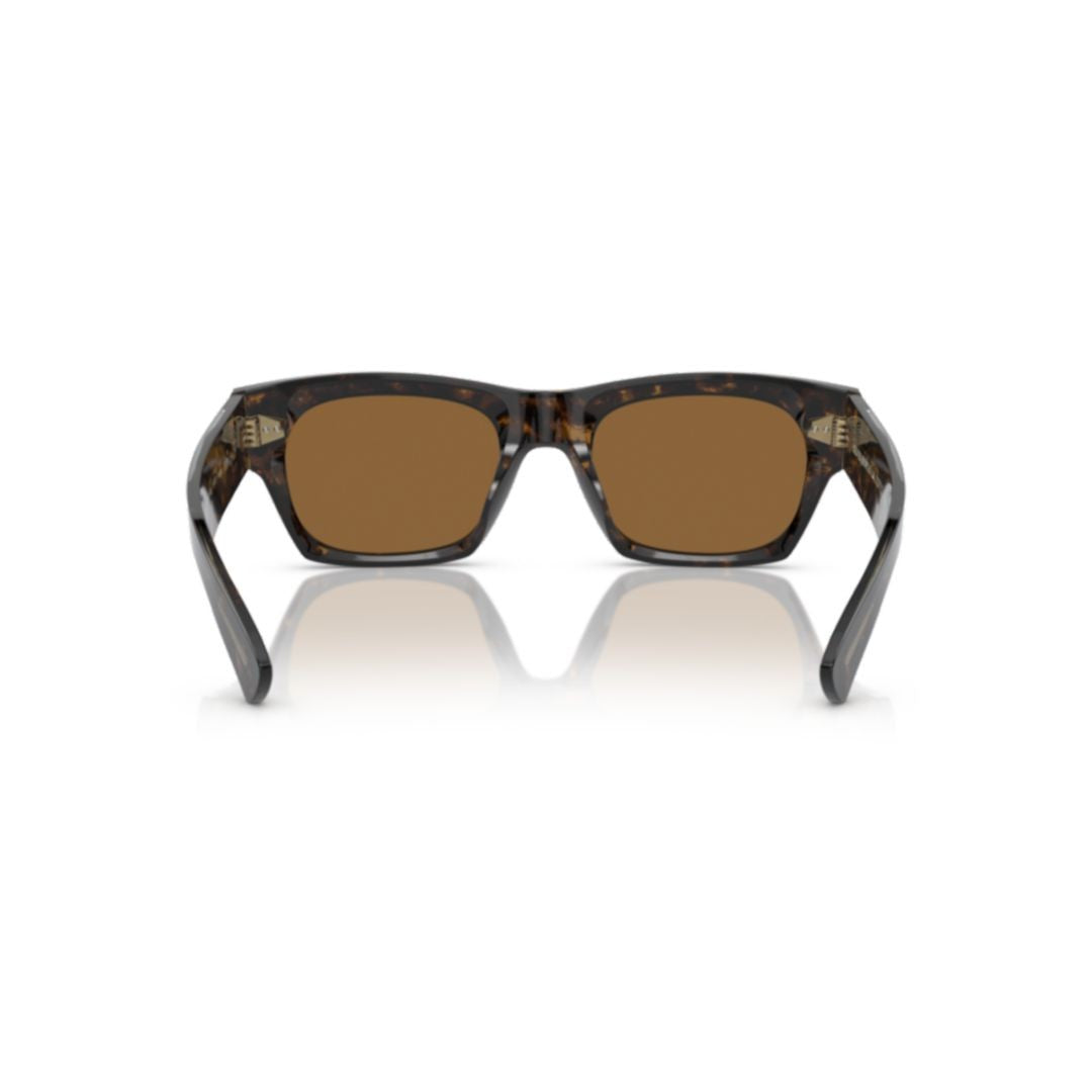 Oliver Peoples 0Ov5514su Rectangular Tortoiseshell Acetate Sunglasses With Metallic Accents
