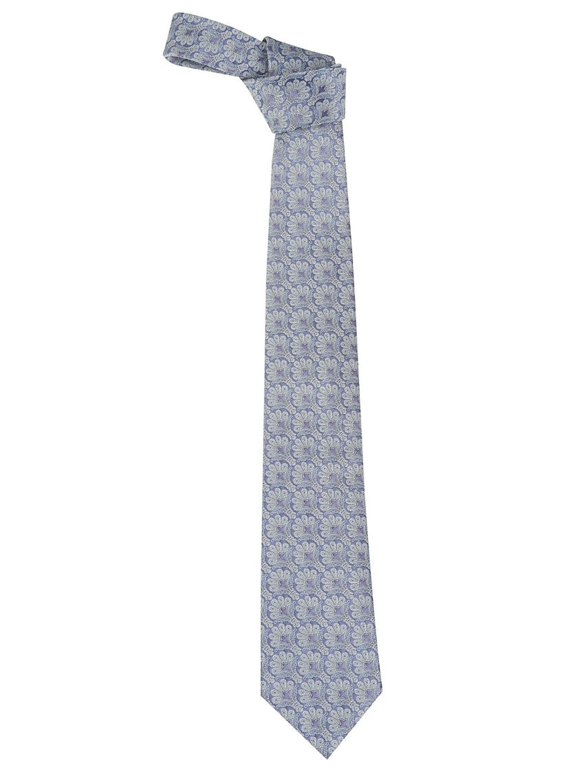 Etro Paisley Patterned Silk Tie